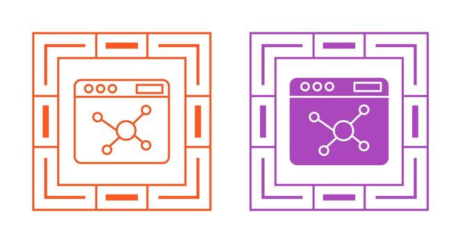 icono de vector de algoritmo