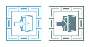 Exit Door Vector Icon
