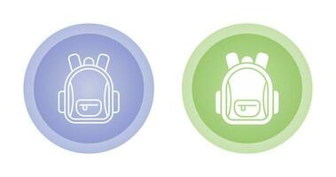 icono de vector de mochila