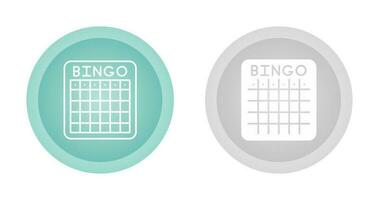 icono de vector de bingo