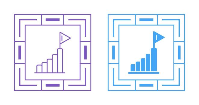 Milestone Vector Icon