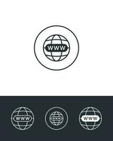 Web Isolated Icons vector