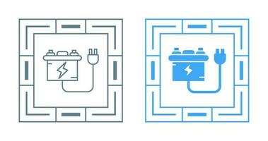 Battery charger Vector Icon