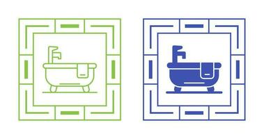 icono de vector de baño