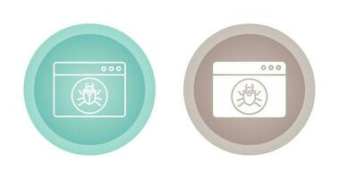 Website Attack Vector Icon