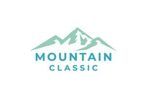 Mountain Logo, Simple vector logo in a modern style.