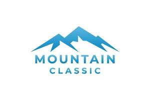 Mountain Logo, Simple vector logo in a modern style.