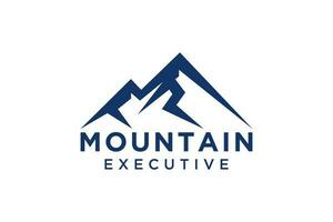 Mountain Logo, Simple vector logo in a modern style.