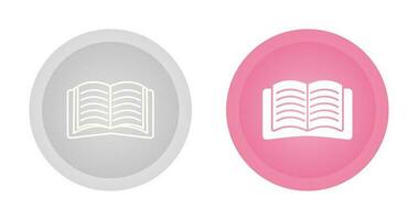 Open Book Vector Icon