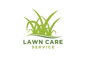 Lawn  Logo Vector of lawn care, landscape, grass concept logo design template.