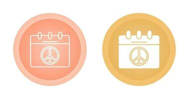 Peace Calendar Vector Icon