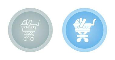 Baby Carriage Vector Icon