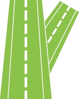Linked Road Vector Icon