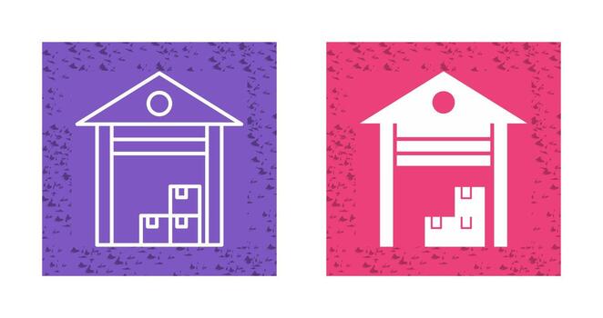 Warehouse Vector Icon