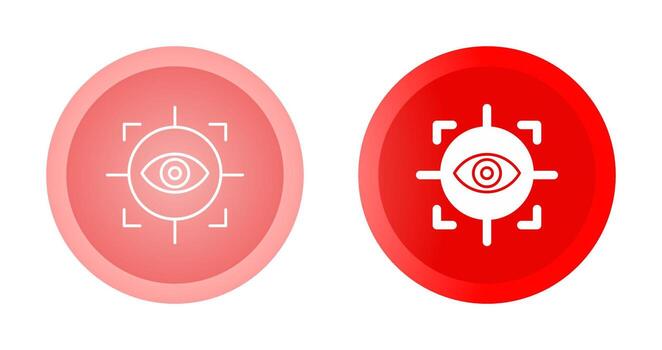 enfocar vector icono conjunto