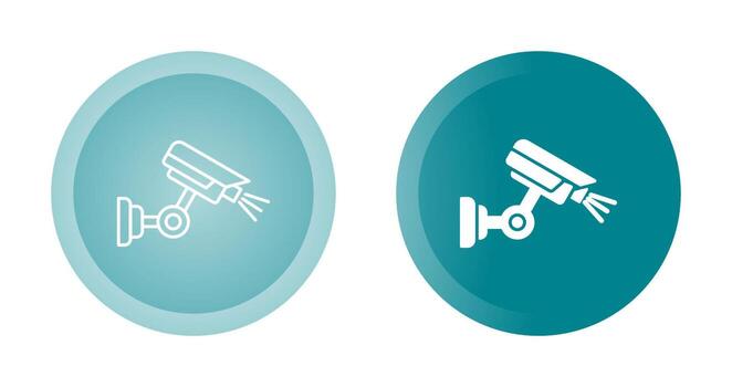 icono de vector de cámara de seguridad