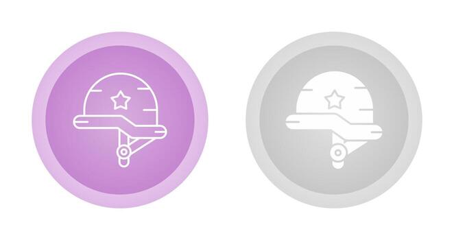 icono de vector de casco