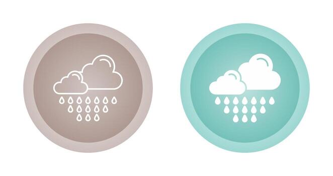 Rain Vector Icon
