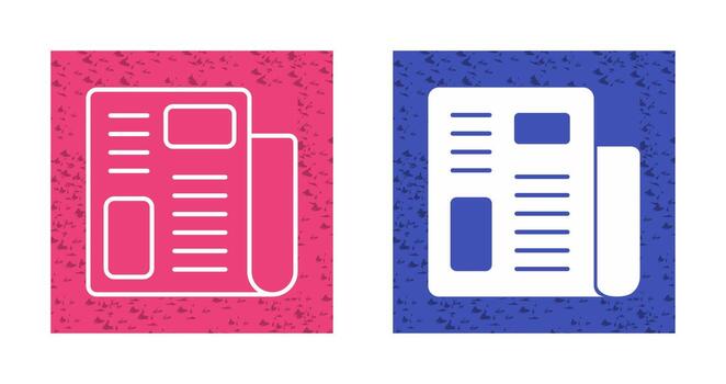 icono de vector de periódico