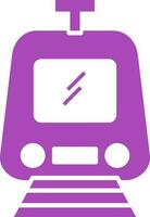 icono de vector de tren