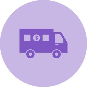 Security Van Vector Icon