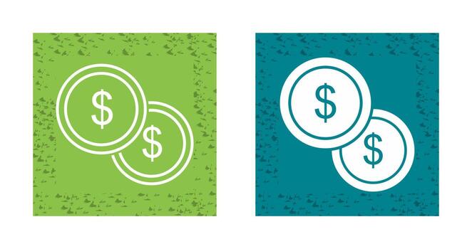 icono de vector de monedas