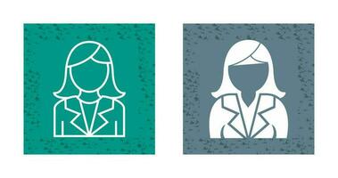 Business Women Vector Icon