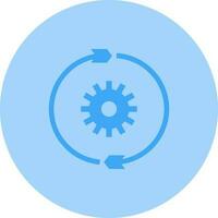 icono de vector de configuración de conversión
