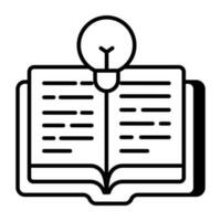 Modern design icon of book vector