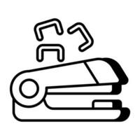 Modern design icon of stapler vector