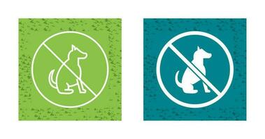 No Pet SIgn Vector Icon