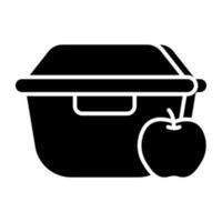 Perfect design icon of lunch box vector