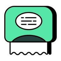 A perfect design icon of tissue box vector