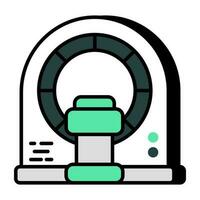 icono de diseño perfecto de tomografía computarizada vector