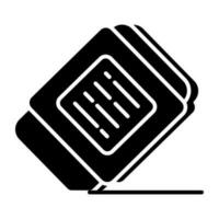 Premium download icon of eraser vector