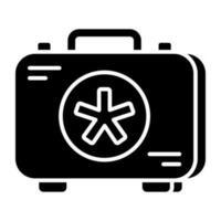 Vector design of first aid kit