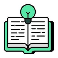 Modern design icon of book vector