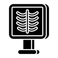 Unique design icon of ribs cage vector