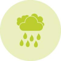 Light Rain Vector Icon