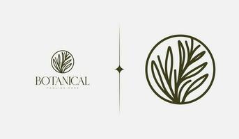 Leaf Flower Tree monoline. Universal creative premium symbol. Vector sign icon logo template. Vector illustration