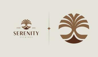 palma árbol verano tropical. universal creativo prima símbolo. vector firmar icono logo modelo. vector ilustración