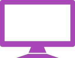 LCD Screen Vector Icon