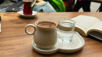 Hot Traditional Drink Turkish Coffee video