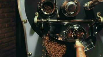 Aromatic Coffee Beans in Roasting Machine video