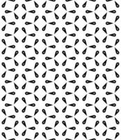 Black and white seamless abstract pattern. Background and backdrop. Grayscale ornamental design. vector