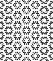 Black and white seamless abstract pattern. Background and backdrop. Grayscale ornamental design. vector