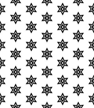 patrón abstracto sin costuras en blanco y negro. fondo y telón de fondo. diseño ornamental en escala de grises. vector