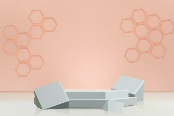Podium platform display for showcasing promotions