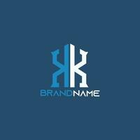 kk logo design vector