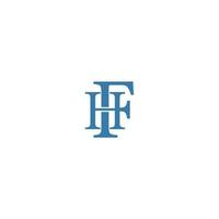 FH LETTER LOGO vector